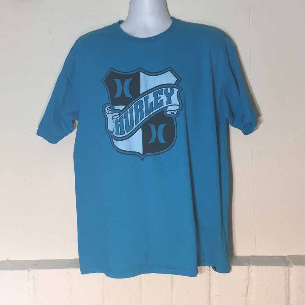HURLEY T-SHIRT BLUE EXTRA LARGE.